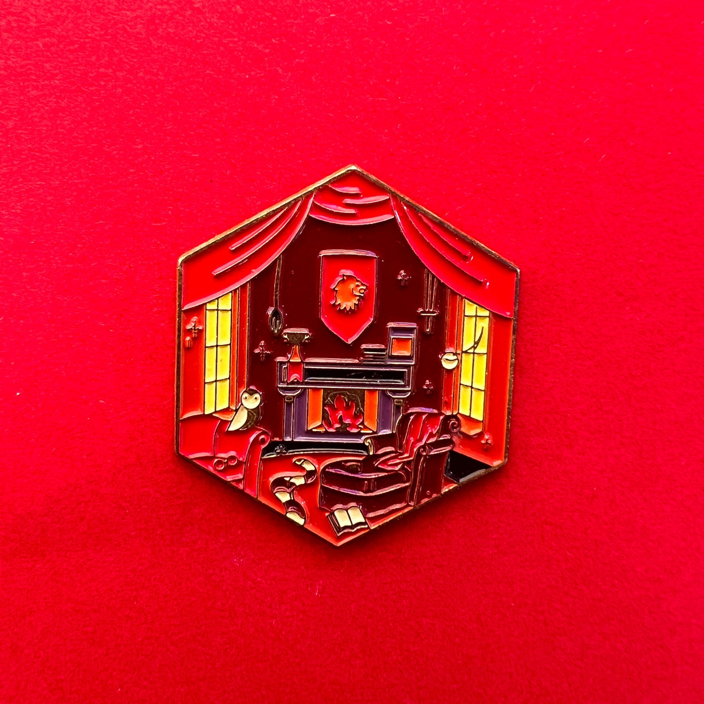 Pin de la sala común de Gryffindor